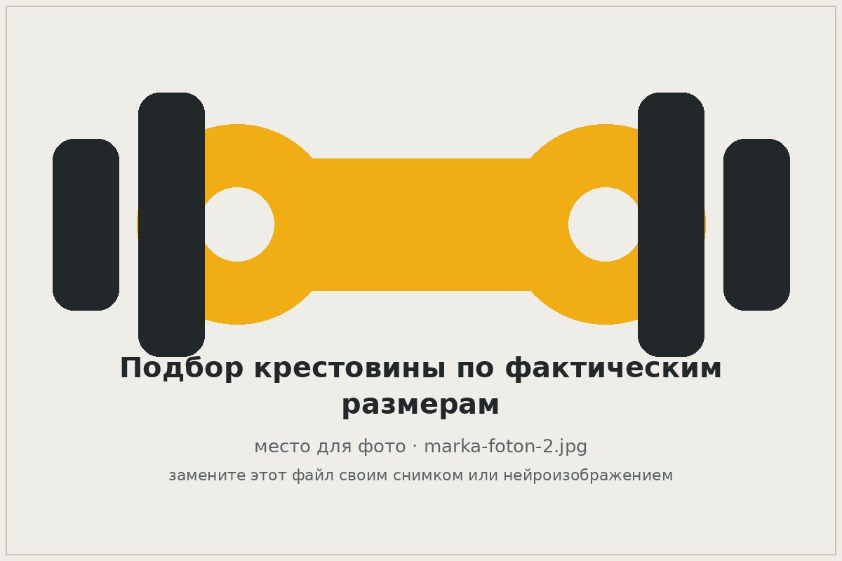 Подбор крестовины карданного вала по фактическим размерам