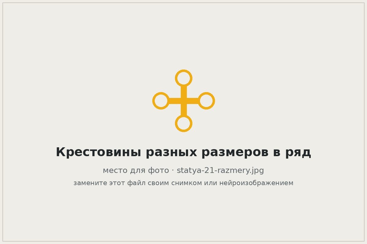 Несколько крестовин карданного вала разных размеров рядом на верстаке