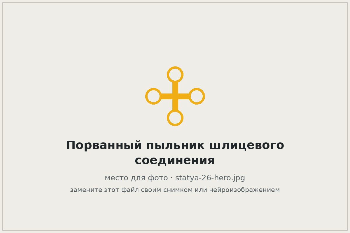 Порванный резиновый пыльник шлицевого соединения карданного вала