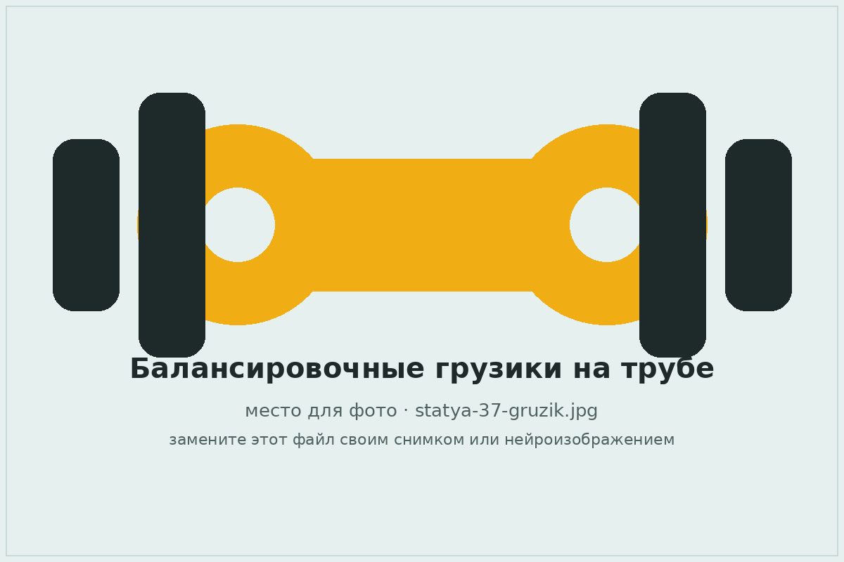Стальные балансировочные грузики приварены к трубе карданного вала