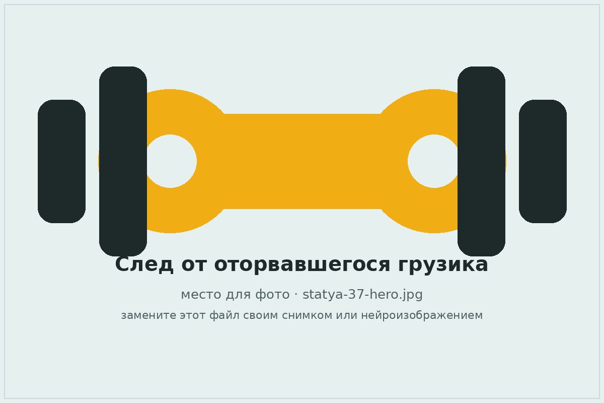 Светлый след на трубе карданного вала от оторвавшегося балансировочного грузика