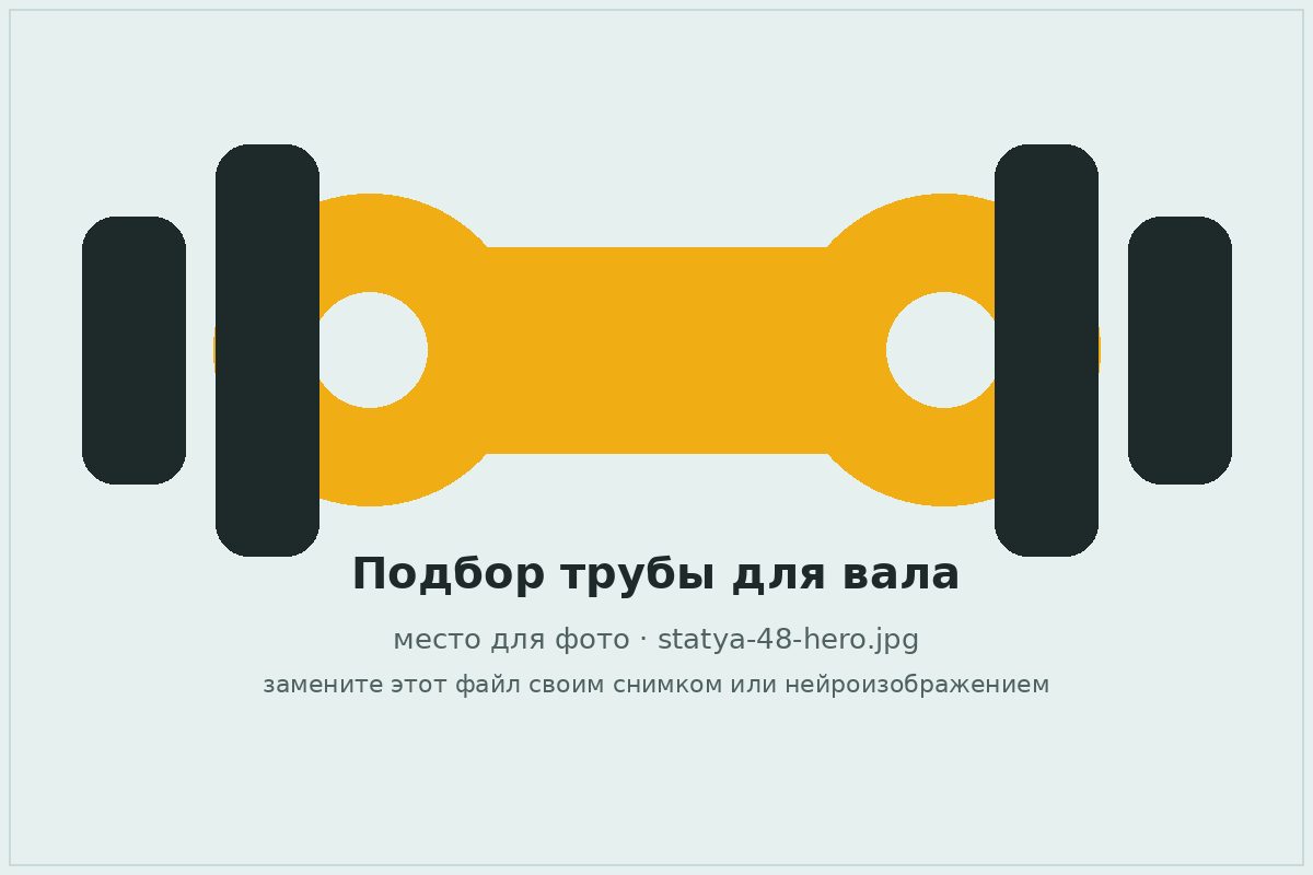 Заготовки труб разного диаметра для карданного вала