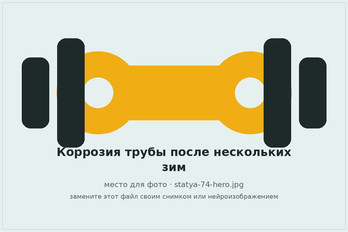 Коррозия на трубе карданного вала после нескольких зим