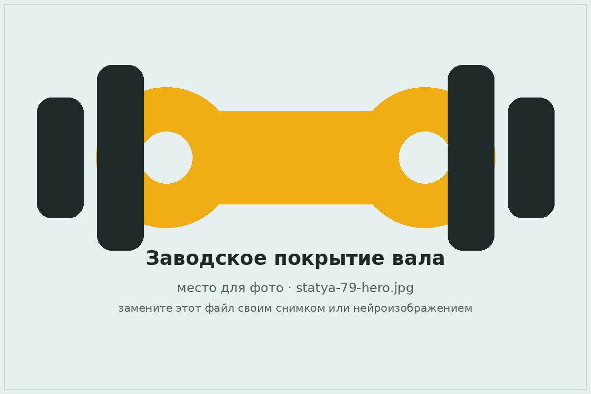 Карданный вал с заводским лакокрасочным покрытием