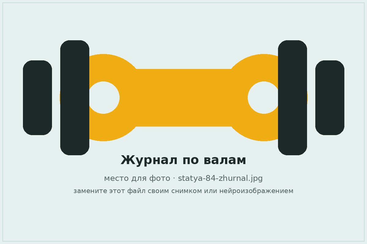 Журнал учёта обслуживания карданных валов автопарка