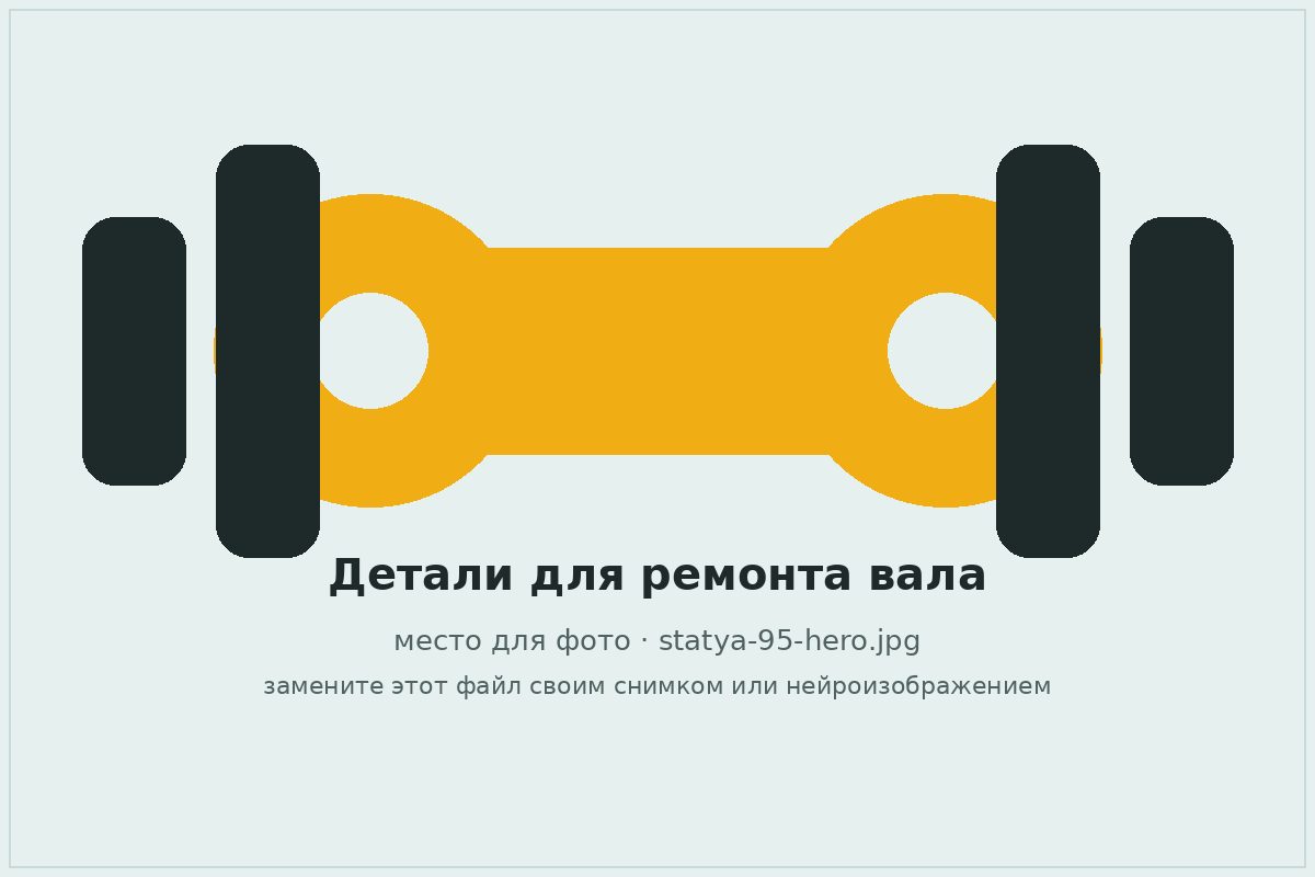Комплект деталей для ремонта карданного вала